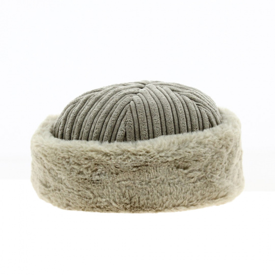 Miki Minerva Cotton Beanie Beige - Traclet