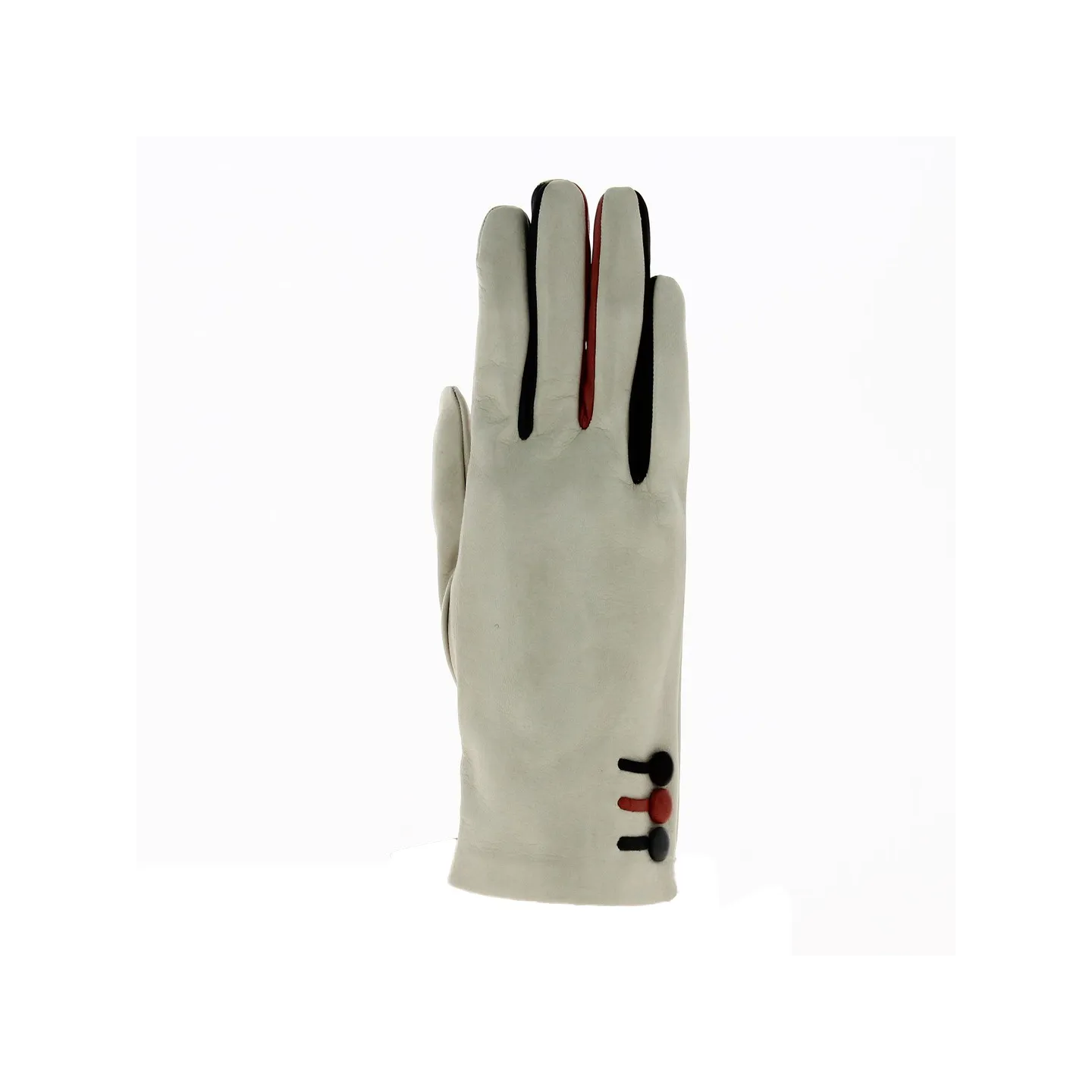 Beige Silk-Lined Leather Gloves - Traclet Reference: 19118 | Traclet Hat Shop