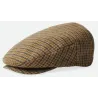 Casquette Hooligan Pieds De Poule Marron Olive - Brixton
