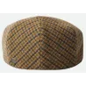 Casquette Hooligan Pieds de Poule Marron Olive - Brixton | Référence : 17279 | Chapellerie Traclet