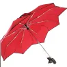 Parapluie Femme Pliant Tournesol Rouge - Pierre Cardin Reference : 17050 | Chapellerie Traclet