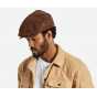 Brown Corduroy Hooligan Baggy Flat Cap - Brixton