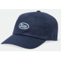 Brixton Parsons Navy Cotton Snapback Cap
