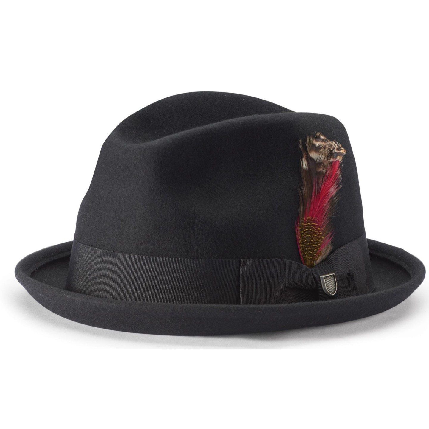 Chapeau Trilby Gain Feutre Noir - Brixton