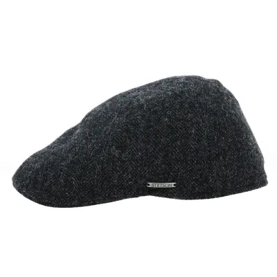 Casquette Texas Brushed laine Chevrons Grise - Stetson Reference : 19125 | Chapellerie Traclet