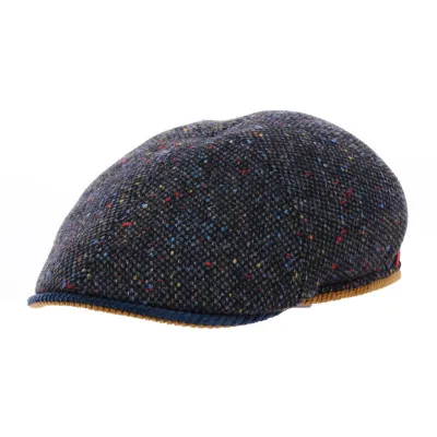 Hatteras Cap Denis Virgin Wool Blue - Marone Reference: 19127 | Traclet Hat Shop
