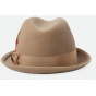 Sand Wool Felt Trilby Hat - Brixton