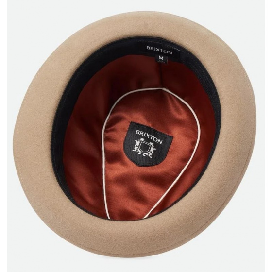 Sand Wool Felt Trilby Hat - Brixton