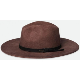 Fedora Hat Field Proper Brown Felt - Brixton