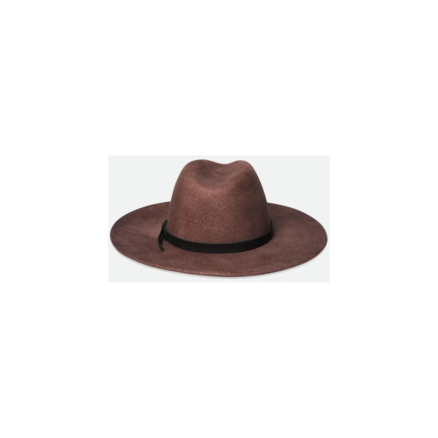 Chapeau Fedora Field Proper Feutre Laine Marron chiné - Brixton Reference : 18292 | Chapellerie Traclet