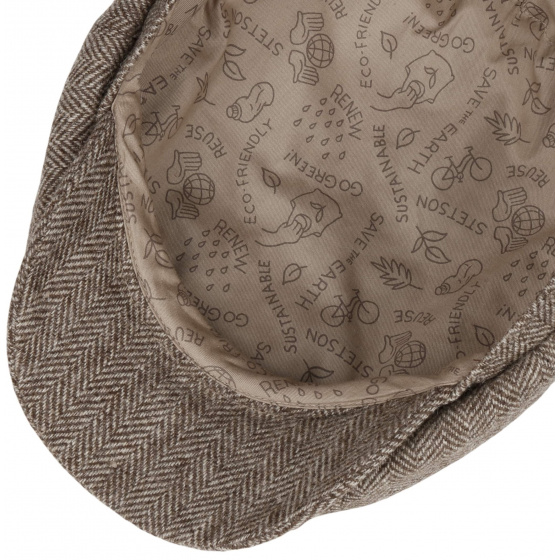 Casquette Hatteras Belfast Herringbone Laine - Stetson