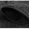 Gants Rebero cuir Noir & Gris - Stetson  Reference : 19136| Chapellerie Traclet