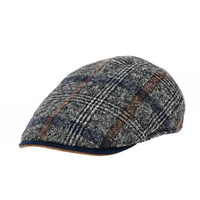 Casquette Plate Fernand Grise - Marone Reference : 19139 | Chapellerie Traclet