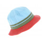 Colorado Patchwork Cotton Bucket Hat - Marone