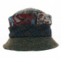 Colorado Patchwork Cotton Bucket Hat - Marone