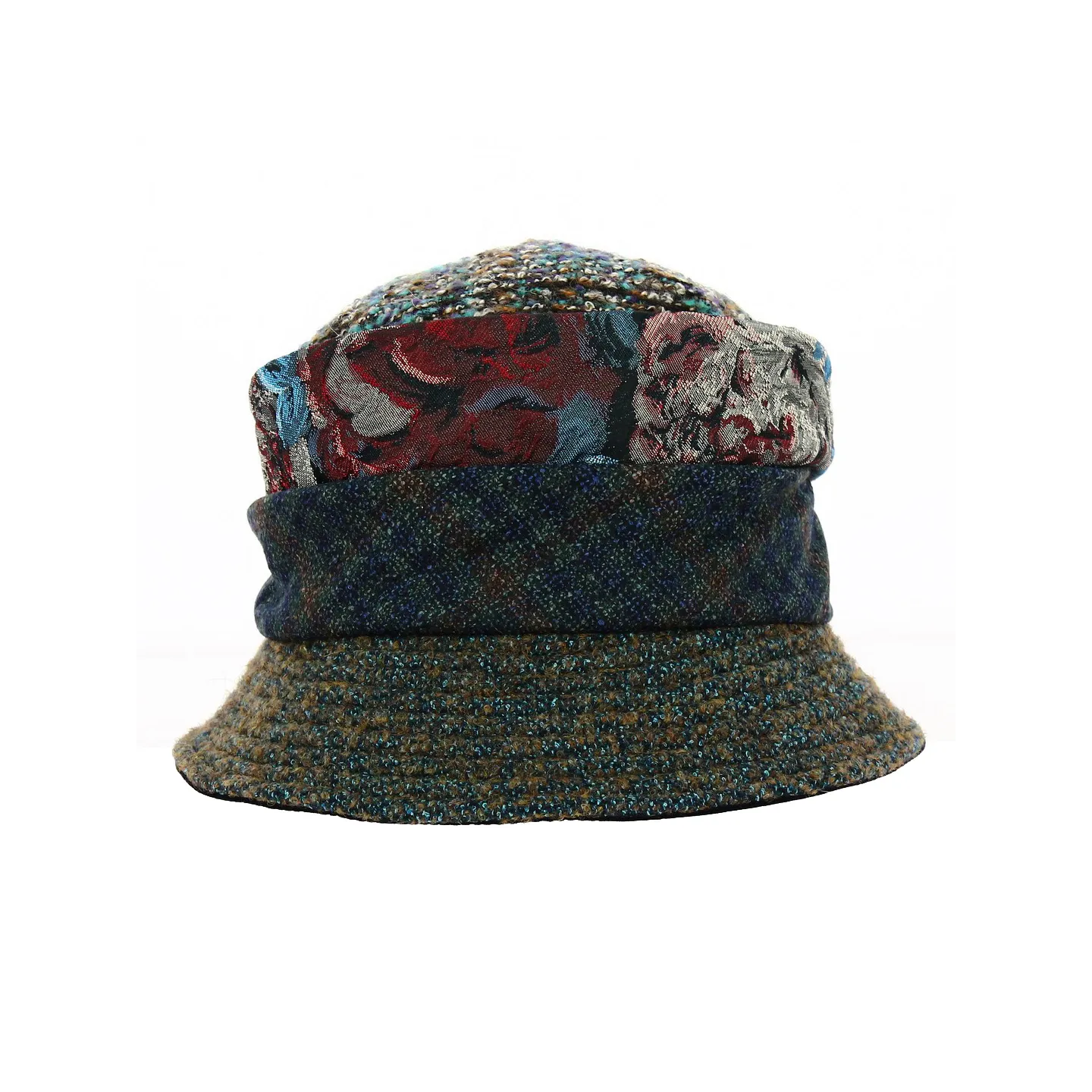Bob Colorado Patchwork Coton - Marone Reference : 19140 | Chapellerie Traclet