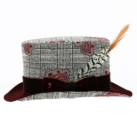 Velvet Arabesque Top Hat - Alfonso d'Este