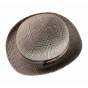 Brown Plaid Wool Bowler Hat - Alfonso d'Este