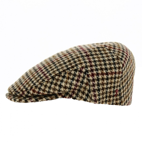 Casquette Anglaise Carreaux Laine - Alfonso d'este