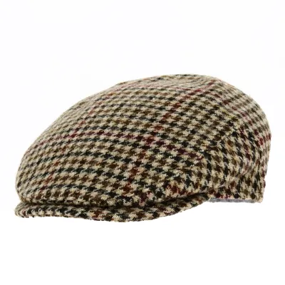 English Plaid Wool Cap - Alfonso d'este Reference: 19147 | Traclet Hat Shop