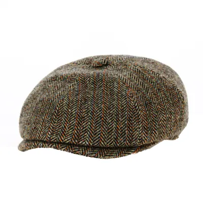 Casquette Hatteras Chevrons Marron - Alfonso d'este Reference : 19148 | Chapellerie Traclet