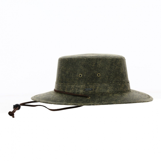 Chapeau Traveller Coton Gilles Marron - Traclet