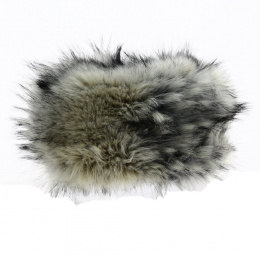 Courchevel Bluish Grey Faux Fur Toque - Traclet