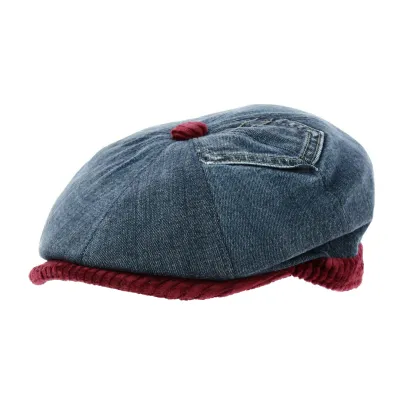 Casquette Hatteras Renato Jean Coton Bleu - Traclet Référence : 19154