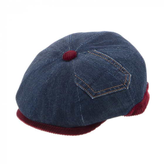 Hatteras Cap Renato Denim Cotton Blue - Traclet