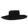 Chapeau Feutre Laine Large Bord Noir - Traclet Reference : 10617 | Chapellerie Traclet