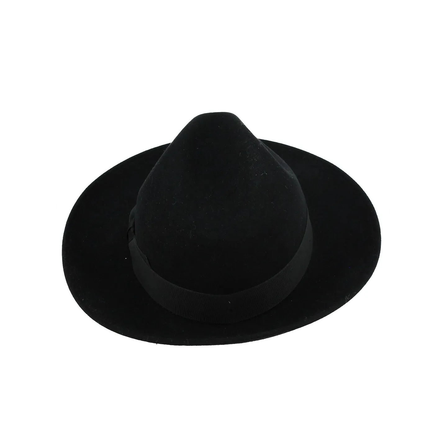 Chapeau Fedora Lincoln Feutre Poil Noir - Traclet Reference : 19162 | Chapellerie Traclet