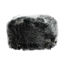 Toque Tenessee Fausse Fourrure Blanche & Noire- Traclet Reference : 10024 | Chapellerie Traclet