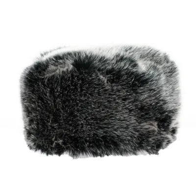 Tennessee Faux Fur White & Black Beanie - Traclet Reference: 10024 | Traclet Hat Shop