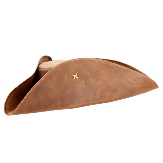 Chapeau tricorne cuir Jack Sparrow - Traclet