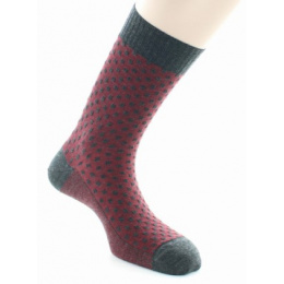 Fancy Wool Socks Without Elastic - Perrin