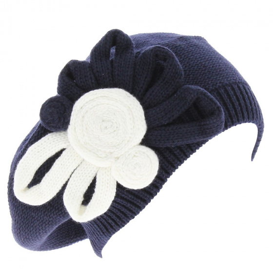 Béret Leïla Coton Fleur - BeBeret Béret Leïla Coton Fleur - BeBeret