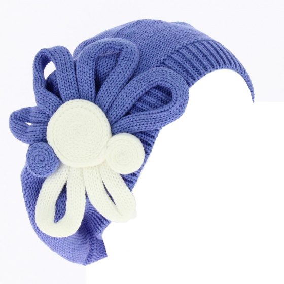 Béret Leïla Coton Fleur - BeBeret Béret Leïla Coton Fleur - BeBeret
