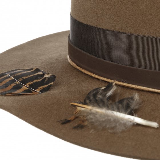Traveler Western Danios Fur Felt Hat Brown - Stetson