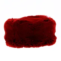Toque Fourrure Courchevel Rouge - Traclet Reference : 19171 | Chapellerie Traclet