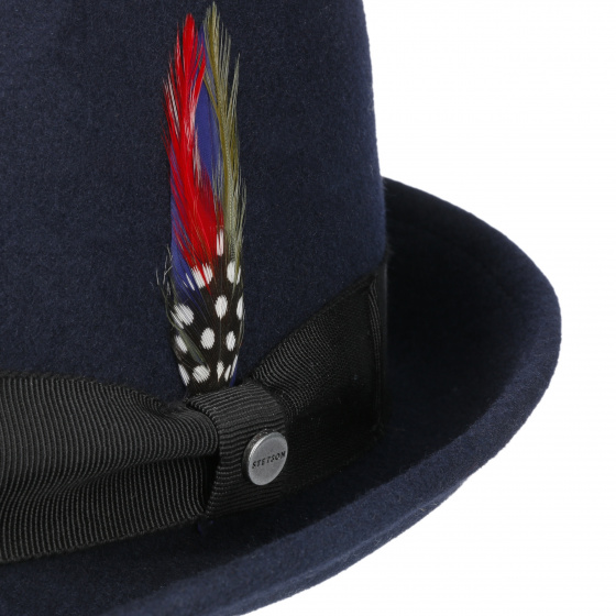 Chapeau Elkader Marine Trilby Laine Stetson
