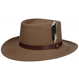 VitaFelt Gambler Hat Beige - Stetson