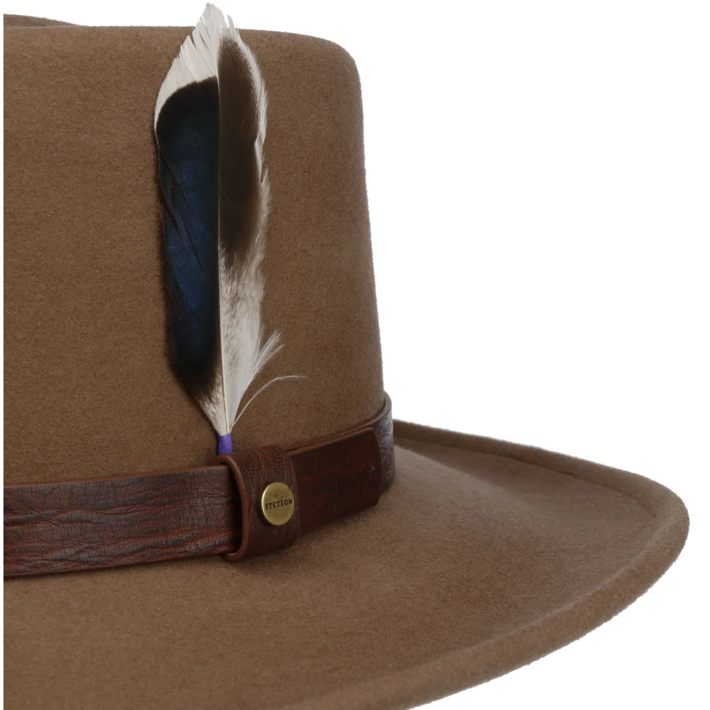 Chapeau Gambler VitaFelt Beige - Stetson  - Chapellerie Traclet Reference : 19186| Chapellerie Traclet