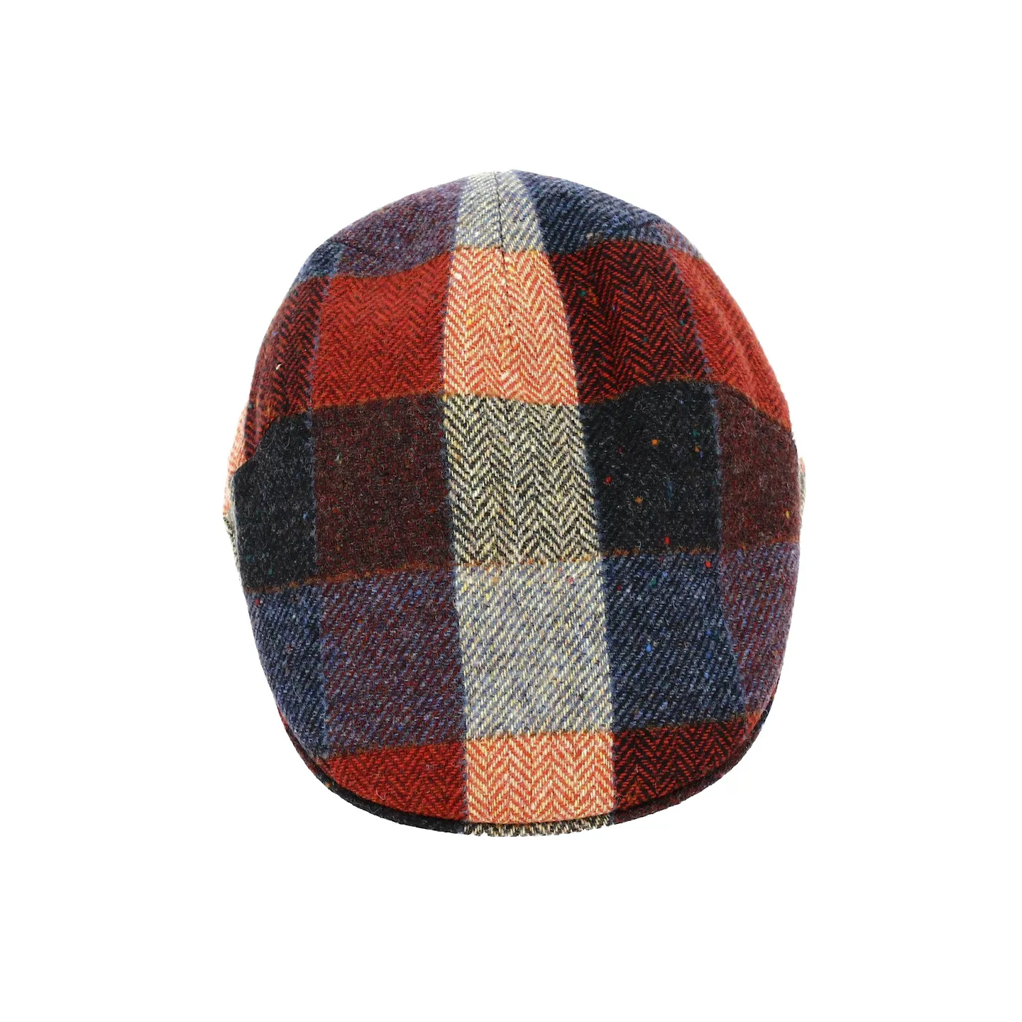 Red Plaid Wool Flat Cap - Traclet | Reference: 19189 | Traclet Hat Shop