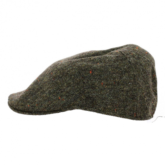 Blue Wool Vincent Flat Cap - Traclet Blue Wool Vincent Flat Cap - Traclet