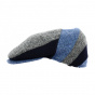Blue Wool Vincent Flat Cap - Traclet
