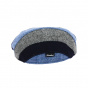 Blue Wool Vincent Flat Cap - Traclet