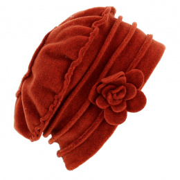 Fiona Flower Fleece Beanie - Traclet