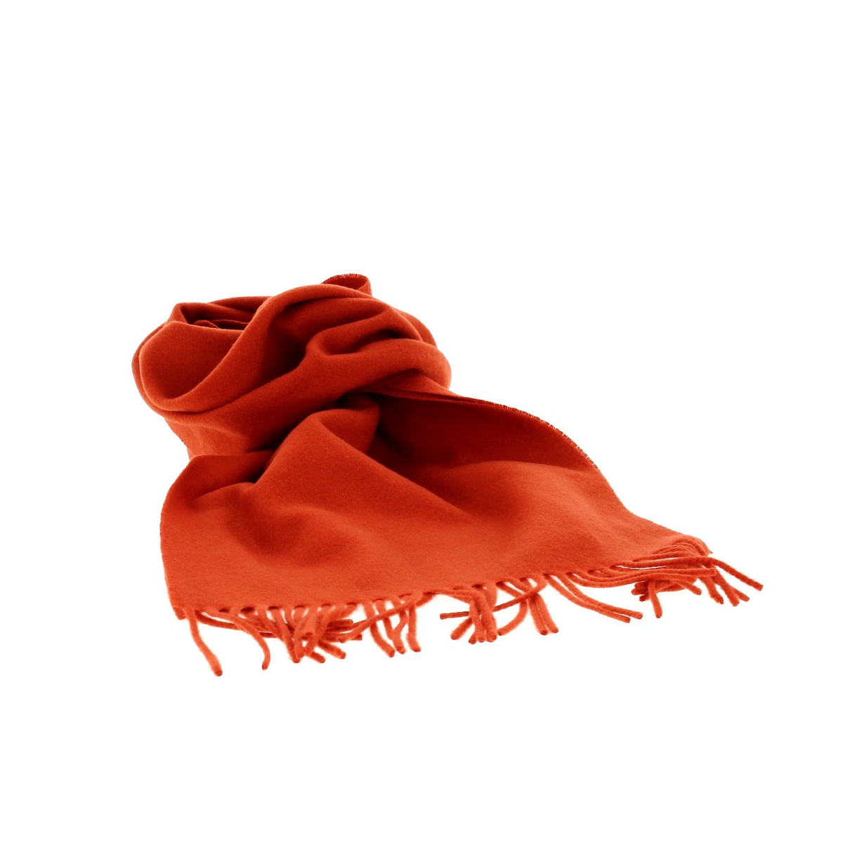 Orange wool scarf - Traclet Reference : 6026 | Chapellerie Traclet