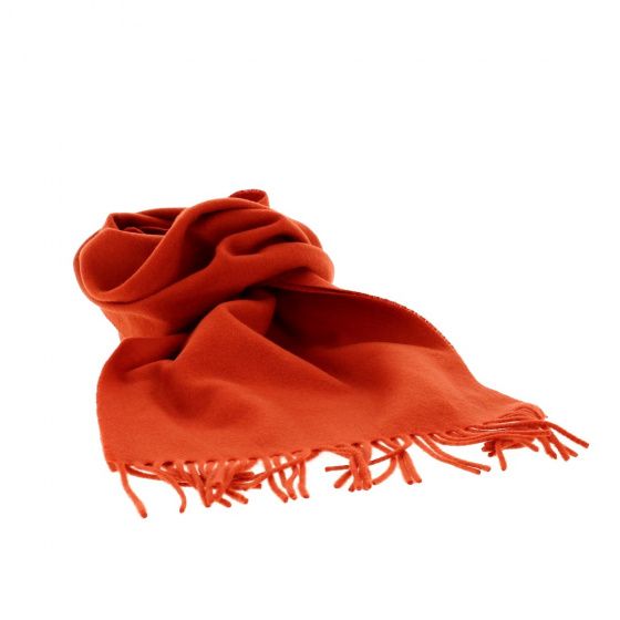 Brown wool scarf - Traclet Brown wool scarf - Traclet