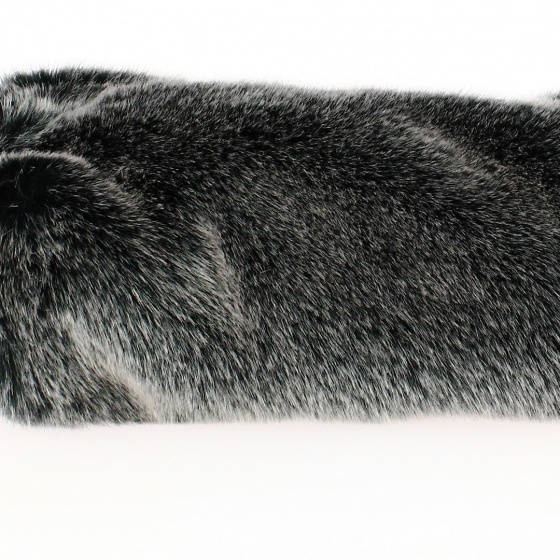 Manchon de Main Lucia Fausse Fourrure Gris- Traclet Manchon de Main Lucia Fausse Fourrure Gris- Traclet